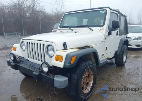 2004 Jeep Wrangler Sport из США, поврежденный, VIN 1J4FA49S24P771036